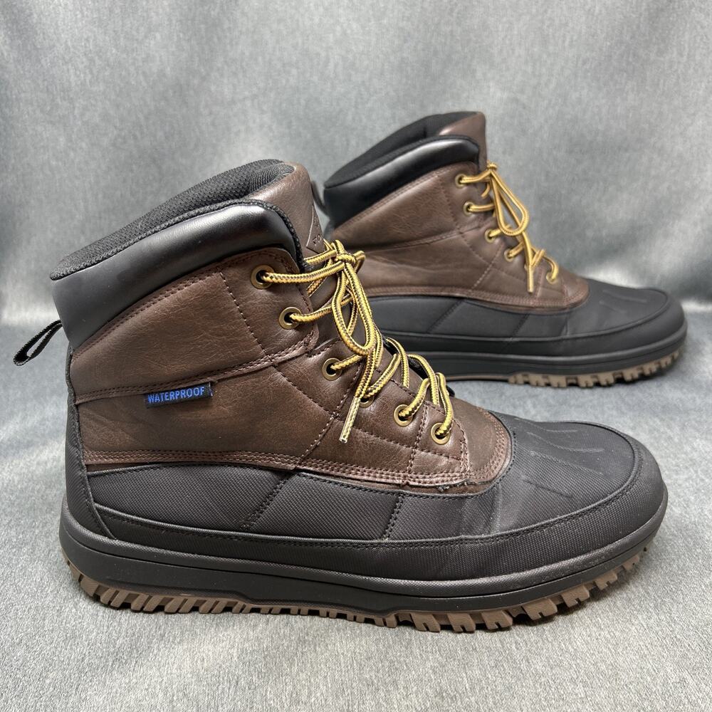 St Johns Bay Hatley Men's 11 Duck Boots Waterproof Brown 625-0855